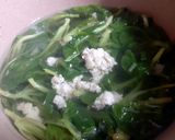 Hình bước làm 2 của món Canh cải thìa con nấu thịt vai xay