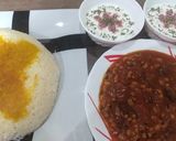 عکس مرحله 2 از دستور خورشت لوبیا چشم بلبلی و ته دیگ سیب زمینی