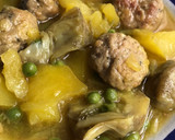 Foto del paso 14 de la receta: Guisado con albóndigas de carne, con nuez moscada y canela