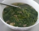 Hình bước làm 6 của món Canh rau lang mỡ bò (Chú Ế)