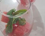 A picture of step 1 of Minty Watermelon Lemonade.
