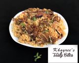 A picture of step 8 of Lamb biryani.