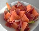 Foto del paso 2 de la receta Ensalada de melón con jamón
