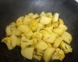 आलू गोभी विद रतालू रेसिपी चरण 2 फोटो