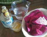 Foto langkah ke 1 dari resep Ice cream Buah naga. Yuummy.... 😋🍧.
