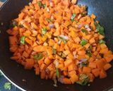 A picture of step 2 of Carrot curry.