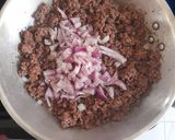 A picture of step 3 of Beef Samosas.