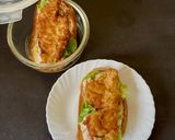 A picture of step 8 of Spicy Buttermilk Chicken Sandwich on Coleslaw (Tiffin recipe).