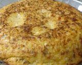 Foto del paso 3 de la receta: Tortilla de arroz con sobras