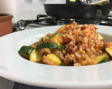 Foto del paso 5 de la receta: Arroz con ajos tiernos y jamón