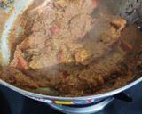 A picture of step 7 of Kathal biryani with pudina dhania chhachh.