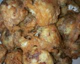 A picture of step 6 of Yam balls.