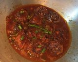 A picture of step 8 of Cabbage Manchurian.