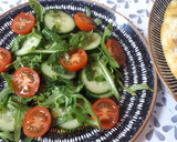 Foto del paso 8 de la receta: Frittata de guisantes, feta y bacon con ensalada de rúcula