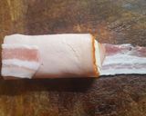 Sajttal, sonkával és baconnel töltött rántott karaj recept fázis 3 fotója