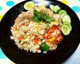 รูปขั้นตอนการทำที่ 4 ของ ข้าวผัดหมูยอ สูตร low sodium