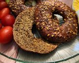 Foto del paso 7 de la receta: 🥯Bagels de remolacha con harina de lino, harina de avena y harina integral 🥯