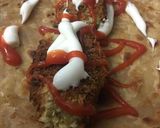 A picture of step 4 of Cutlets Paratha Roll.