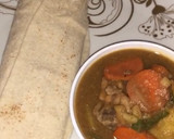 A picture of step 1 of Chicken soup with bread.