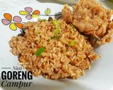 Foto langkah ke 4 dari resep Nasi Goreng Campur Praktis Buat Bekal.