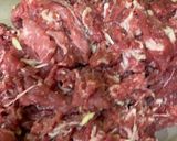 Hình bước làm 1 của món Bún bò xào Nam Bộ