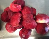 Une image de l'étape 2 de Compote aux 4 fruits (poires, pêches, prunes, pommes).