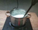 A picture of step 1 of Vanilla Ice cream.