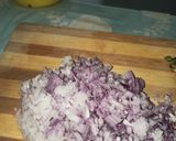 A picture of step 1 of Matar Paneer.