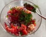 A picture of step 2 of Salmon Ceviche.