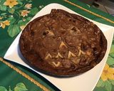 Une image de l'étape 15 de Flan d'Halloween au chocolat, poires et menthe.
