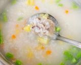 Hình bước làm 2 của món Cháo Sườn Khoai Tây Cà Rốt