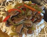 A picture of step 4 of Bell Pepper Steak.