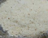 A picture of step 1 of Jeera rice#mystaplefoodcontest.