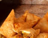 Foto langkah ke 8 dari resep Samosa bibeefcheese (bihun daging dan cheese).