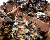 Foto langkah ke 7 dari resep Batik Cake Cruchy with Chocolate Vla.