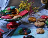 A picture of step 18 of Rainbow cookies.