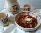 A picture of step 6 of Orecchiette with Primitivo di Manduria.