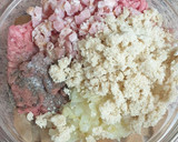 Foto del paso 2 de la receta: Hamburguesa rellena de inspiracion sueca