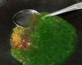A picture of step 3 of Tava green pakoda pulao.