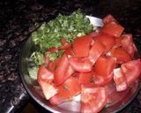 A picture of step 2 of Mix veg.