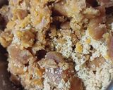 A picture of step 2 of Poushtik laddu.