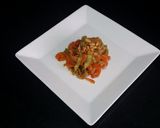 Foto del paso 7 de la receta: Tallarines de calabacín y zanahoria con salmón ahumado