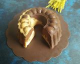 Foto langkah ke 9 dari resep Bolu Marmer Coklat Putih Telur.