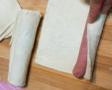 Foto langkah ke 2 dari resep Schotel Roti Tawar Sosis Mozzarella 🧀.