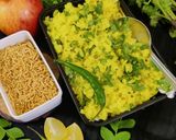 खट्टा मीठा पोहा (Khatta meetha poha recipe in Hindi) रेसिपी चरण 3 फोटो