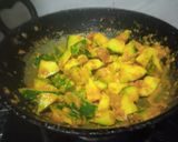 A picture of step 2 of Weightloss kaddu (pumpkin) ki sabzi.