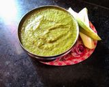 A picture of step 2 of Green Chutney.