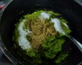 A picture of step 4 of Matar Kachori.