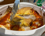 Foto del paso 5 de la receta: Merluza al horno con mayonesa al aroma de ajo gratinada