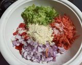 A picture of step 2 of Pachadi salad.